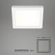 Briloner 3010-016 - LED plafondlamp LED/8W/230V 19x19 cm wit IP44