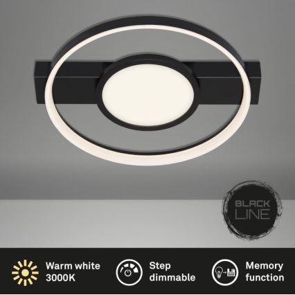 Briloner 3026-015 - Dimbare LED Plafondlamp FRAME LED/33W/230V