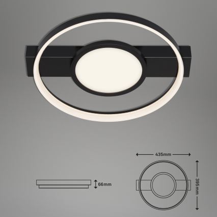 Briloner 3026-015 - Dimbare LED Plafondlamp FRAME LED/33W/230V