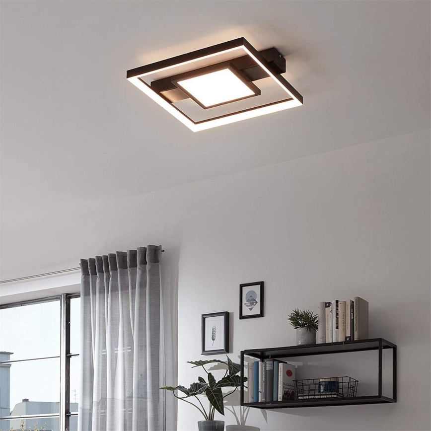 Briloner 3028-015 - Dimbare LED Plafondlamp FRAME LED/38W/230V