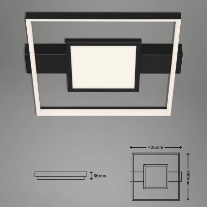 Briloner 3028-015 - Plafonnier à intensité variable LED FRAME LED/38W/230V