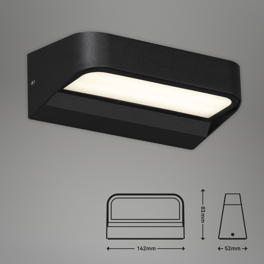 Briloner 3036-015 - Applique murale LED d'extérieur AHLEN LED/8W/230V IP44