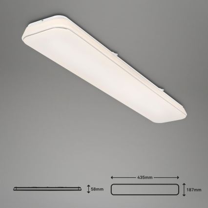 Briloner 3042-016 - Dimbare LED plafondlamp RUPA LED/48W/230V
