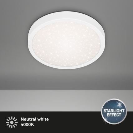 Briloner 3048-016 - LED Plafondlamp RUNA LED/18W/230V wit