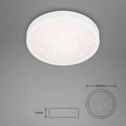 Briloner 3048-016 - LED Plafondlamp RUNA LED/18W/230V wit