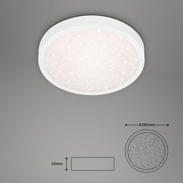 Briloner 3048-016 - Plafonnier RUNA LED/18W/230V blanc