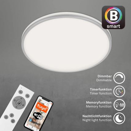 Briloner 3065-014 - Dimbare LED-plafondlamp IVY LED/42W/230V Wi-Fi Tuya Ø 49 cm + afstandsbediening