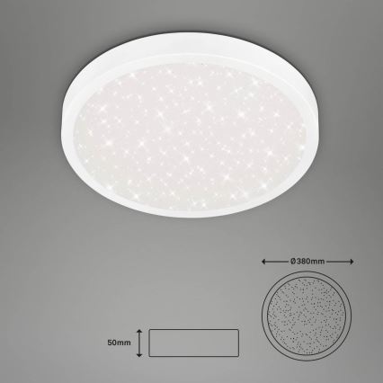 Briloner 3071-016 - Plafonnier RUNA LED/24W/230V 4000K d. 38 cm blanc