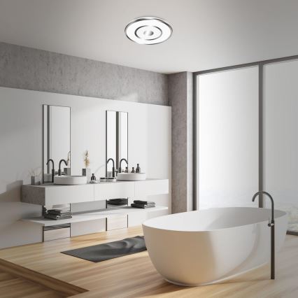 Briloner 3083-018 - Plafonnier à intensité variable LED salle de bain COOL&COSY LED/24W/230V IP44