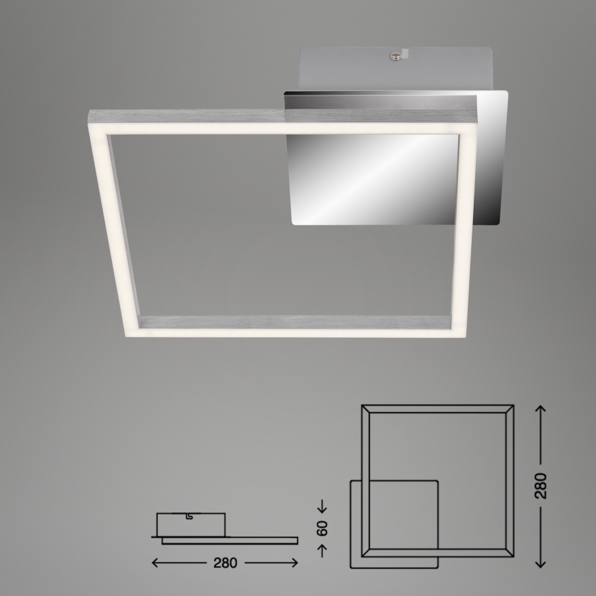 Briloner 3105-018 - Plafonnier à intensité variable FRAMES LED/9,7W/230V