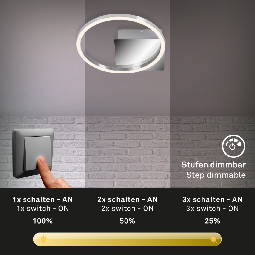 Briloner 3106-018 - Dimbare LED Plafond Lamp FRAMES LED/7,5W/230V