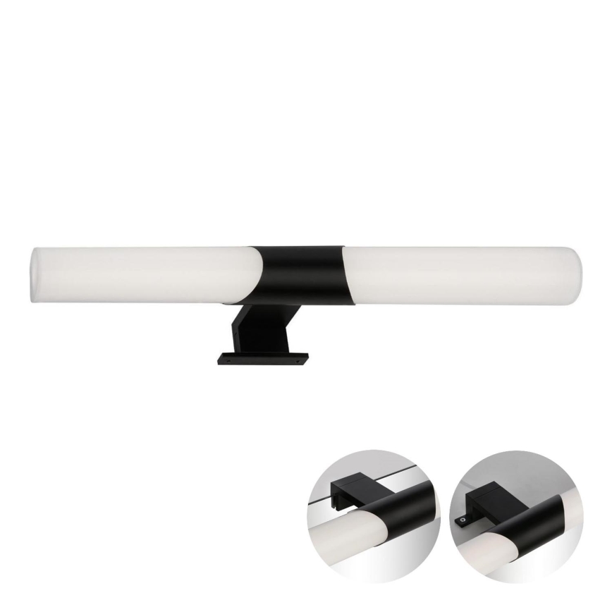 Briloner 3113-115 - Éclairage de miroir salle de bain LED/12W/230V IP44 47 cm noir