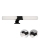 Briloner 3113-115 - Éclairage de miroir salle de bain LED/12W/230V IP44 47 cm noir