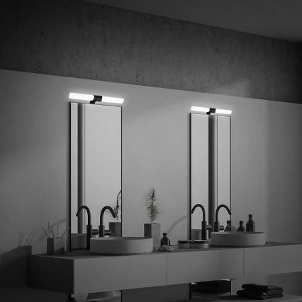 Briloner 3113-115 - Éclairage de miroir salle de bain LED/12W/230V IP44 47 cm noir