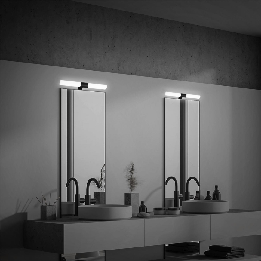 Briloner 3113-115 - Éclairage de miroir salle de bain LED/12W/230V IP44 47 cm noir