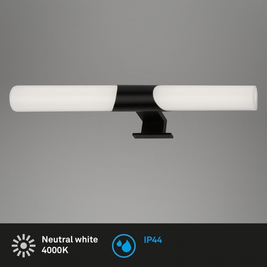 Briloner 3113-115 - Éclairage de miroir salle de bain LED/12W/230V IP44 47 cm noir