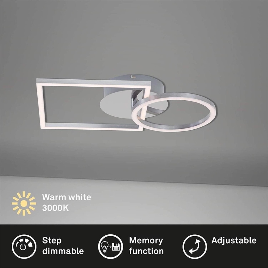Briloner 3114-018 - Plafonnier à intensité variable FRAME LED/19,6W/230V 3000K