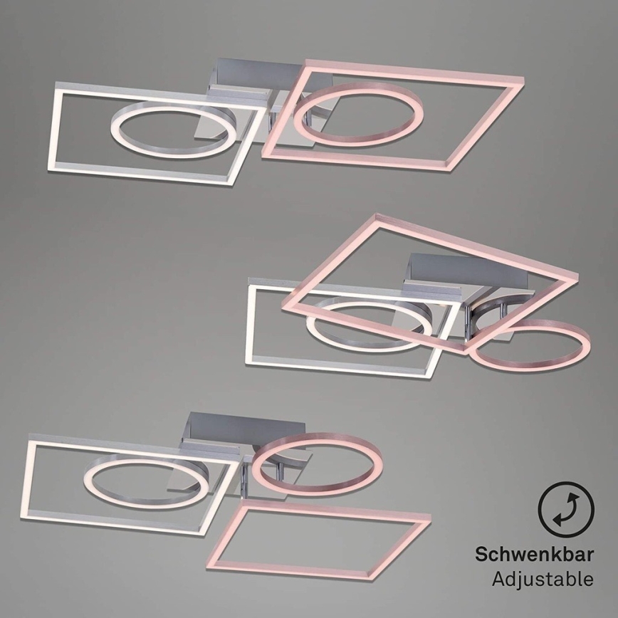Briloner 3135-018 - Plafonnier à intensité variable FRAME LED/43,8W/230V 3000K