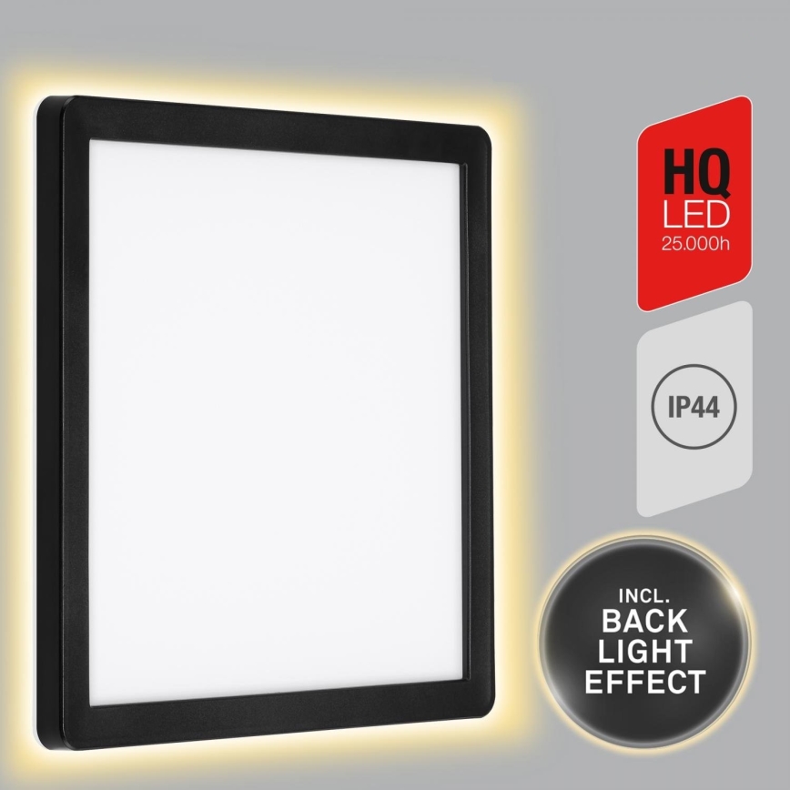 Briloner 313505TF - LED Wandlamp voor buiten LED/15W/230V IP44 4000K zwart