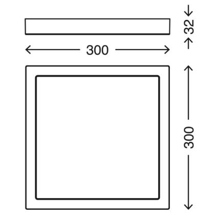 Briloner 3142-018 - Plafonnier salle de bain COOL&COSY LED/21W/230V 2700/4000K IP44