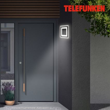 Briloner 315905TF - LED Wandlamp voor buiten LED/15W/230V IP44 4000K zwart
