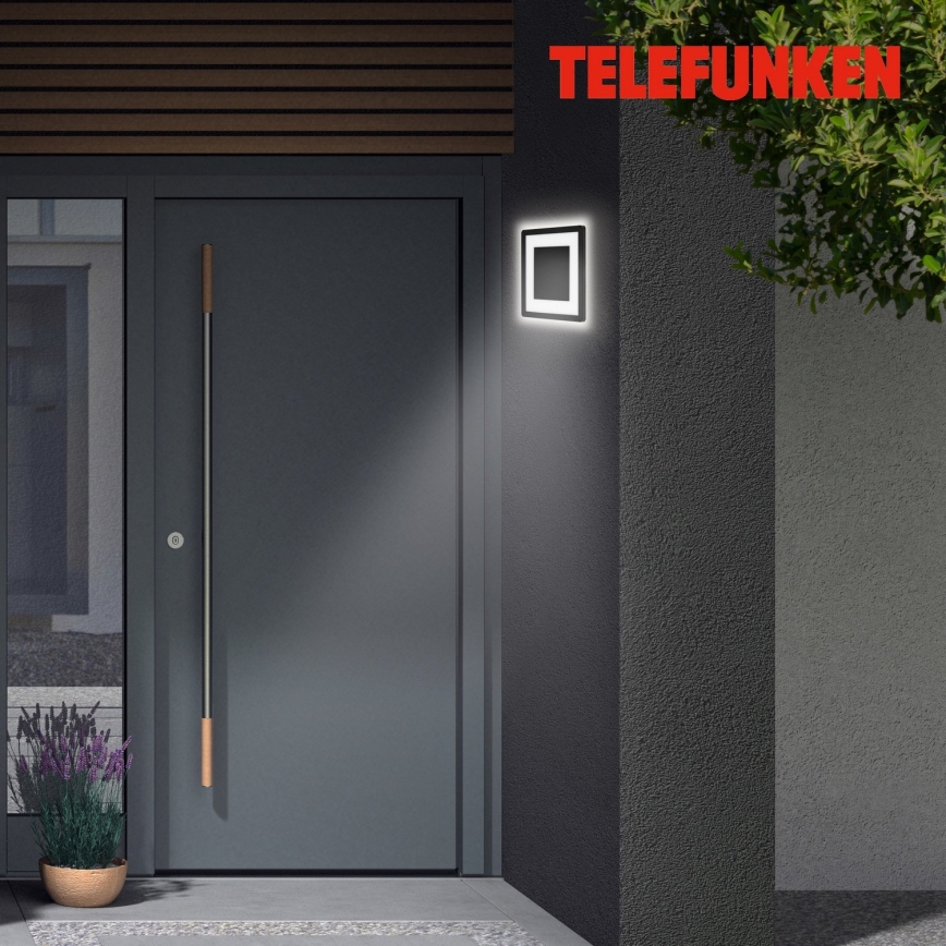 Briloner 315905TF - LED Wandlamp voor buiten LED/15W/230V IP44 4000K zwart