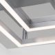 Briloner 3182-018 - Dimbare LED plafondlamp FRAME 2xLED/15,5W/230V