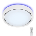 Briloner 3227-016 - LED RGB Dimbare lamp met sensor TALENA LED/24W/230V wit + afstandsbediening