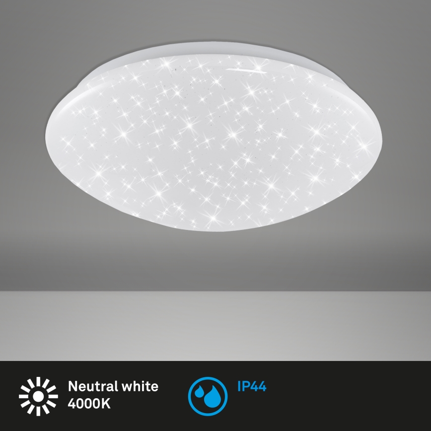 Briloner 3360-016 - LED Badkamer plafondlamp STARRY SKY LED/12W/230V IP44