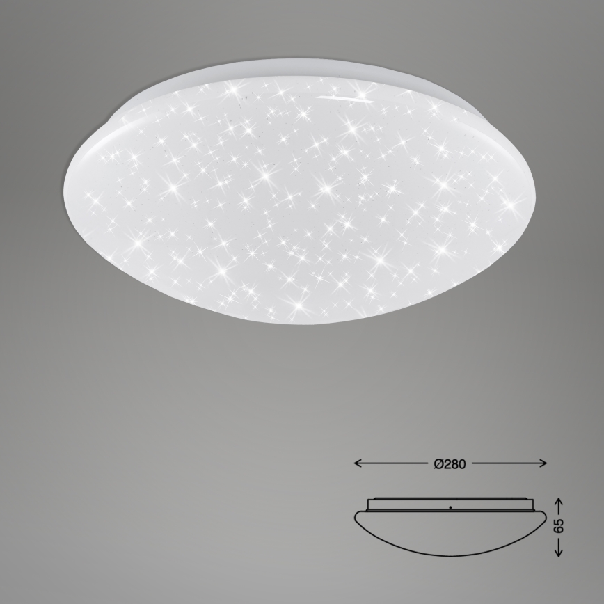 Briloner 3360-016 - LED Badkamer plafondlamp STARRY SKY LED/12W/230V IP44