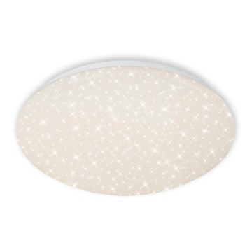 Briloner 3373-016 - LED dimbare plafondlamp STARRY LED/15W/230V 3000-6500K Ø 28 cm wit + afstandsbediening
