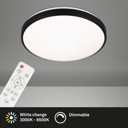 Briloner 3430-015 - Dimbare LED plafondlamp MANNY LED/48W/230V + afstandsbediening