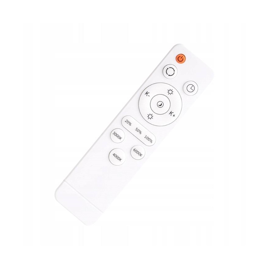 Briloner 3430-015 - Plafonnier à intensité variable MANNY LED/48W/230V + Télécommande