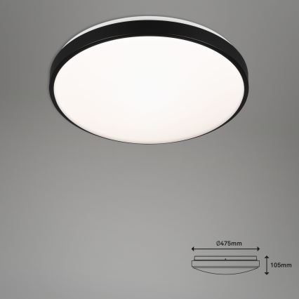 Briloner 3430-015 - Plafonnier à intensité variable MANNY LED/48W/230V + Télécommande