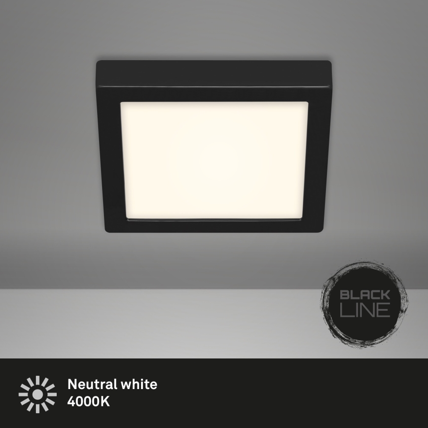 Briloner 3466-415 - LED plafondlamp FIRE LED/16,5W/230V 22,5x22,5 cm