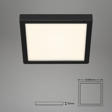 Briloner 3467-415 - LED plafondlamp FIRE LED/21W/230V 30x30 cm