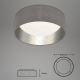 Briloner 3482014 - LED Plafondlamp MAILA STARRY LED/12W/230V grijs/zilver