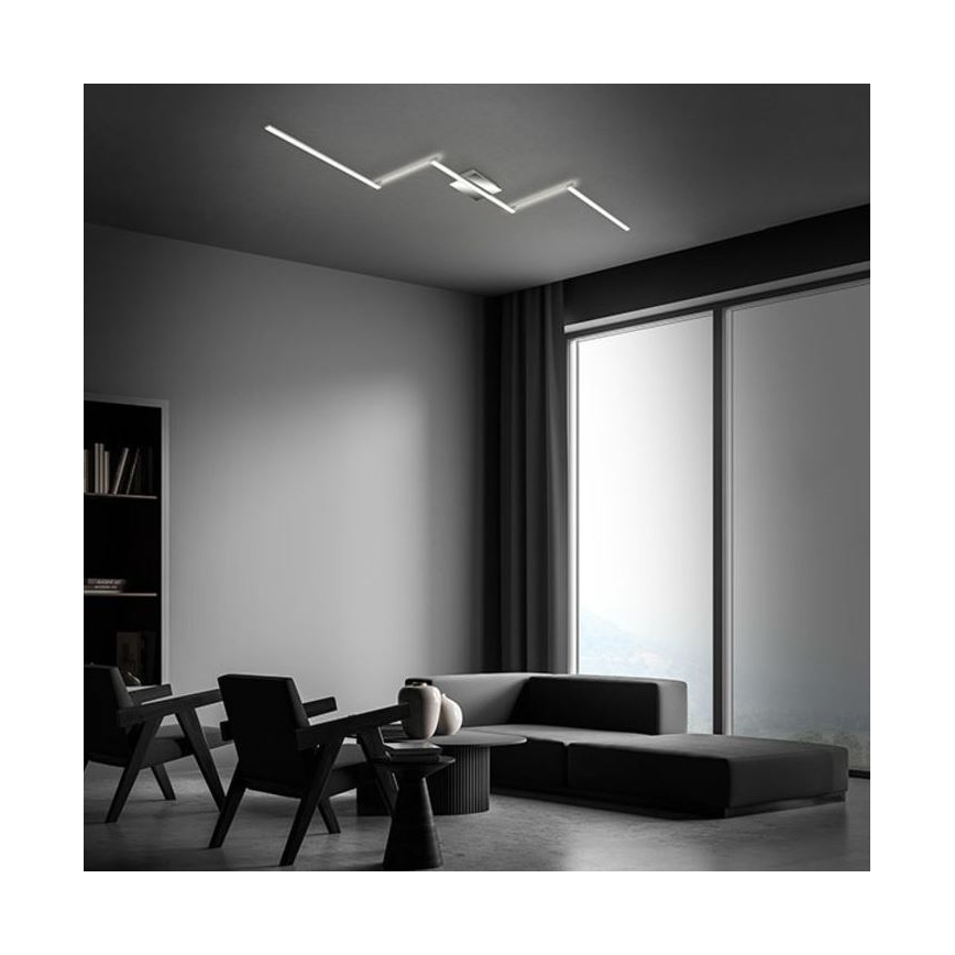Briloner 3501-018 - LED Bevestigde Hanglamp STAFF 5xLED/4,8W/230V mat chroom