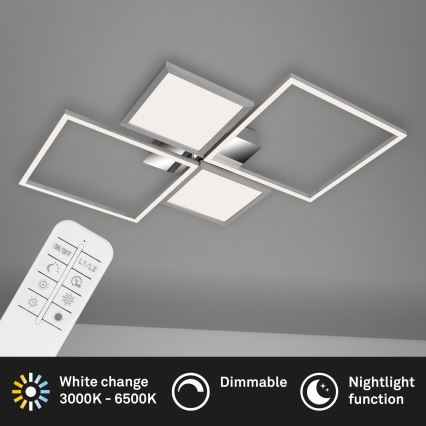 Briloner 3530-018 - Dimbare LED bevestigde hanglamp FRAME LED/40W/230V 3000-6500K + afstandsbediening