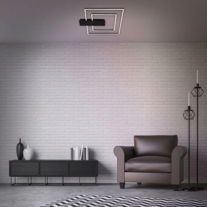 Briloner 3545-015 - Plafonnier à intensité variable NICO LED/25W/230V noir