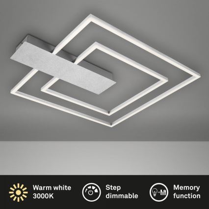 Briloner 3545-018 - Plafonnier à intensité variable NICO LED/25W/230V chrome mat