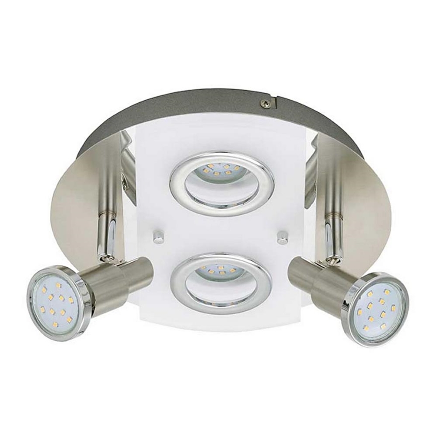 Briloner 3594-042 - LED Plafondlamp RIPOSO 2xLED/5W/230V + 2xGU10/3W