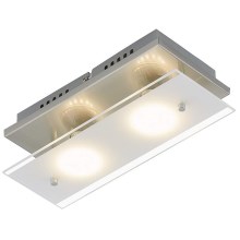 Briloner 3596-022 - Plafonnier LED TELL 2xGU10/3W/230V