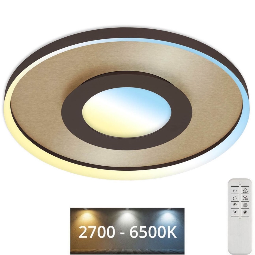 Briloner 3640017 - LED dimbare plafondlamp FRAME LED/25W/230V 2700-6500K + afstandsbediening