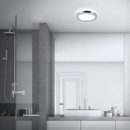 Briloner 3673-018 - Plafonnier salle de bain SPLASH LED/28W/230V d. 41 cm