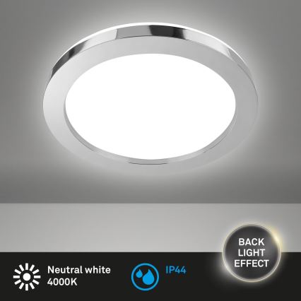 Briloner 3673-018 - Plafonnier salle de bain SPLASH LED/28W/230V d. 41 cm