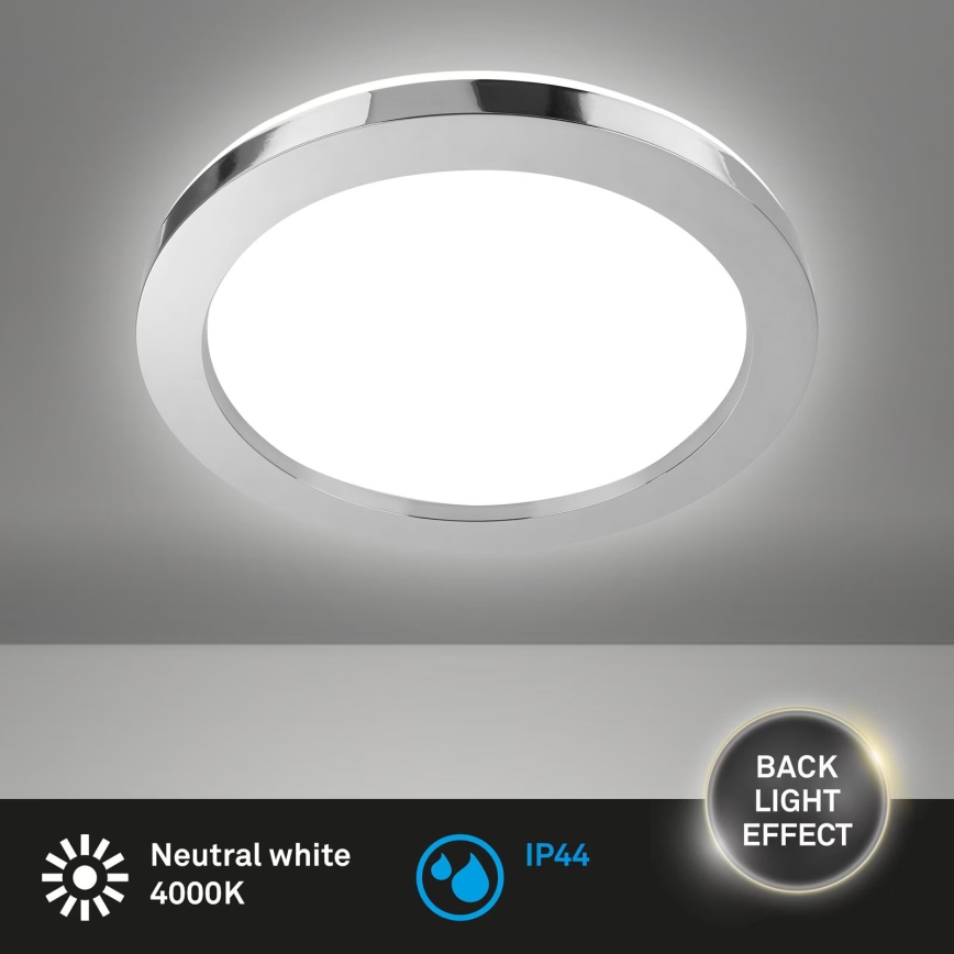 Briloner 3673-018 - Plafonnier salle de bain SPLASH LED/28W/230V d. 41 cm