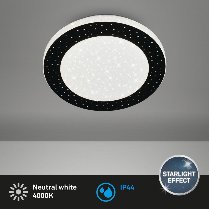 Briloner 3693-015 - Plafonnier salle de bain LED/15W/230V IP44 4000K d. 28 cm