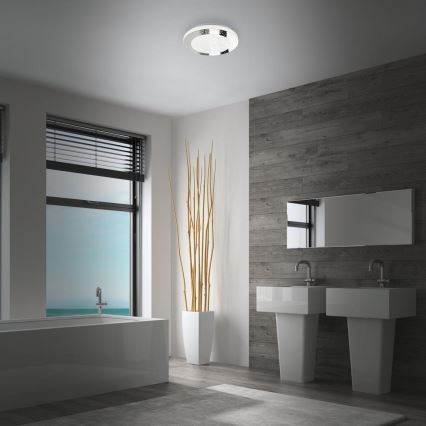 Briloner 3693-018 - Plafonnier salle de bain LED/15W/230V IP44 4000K