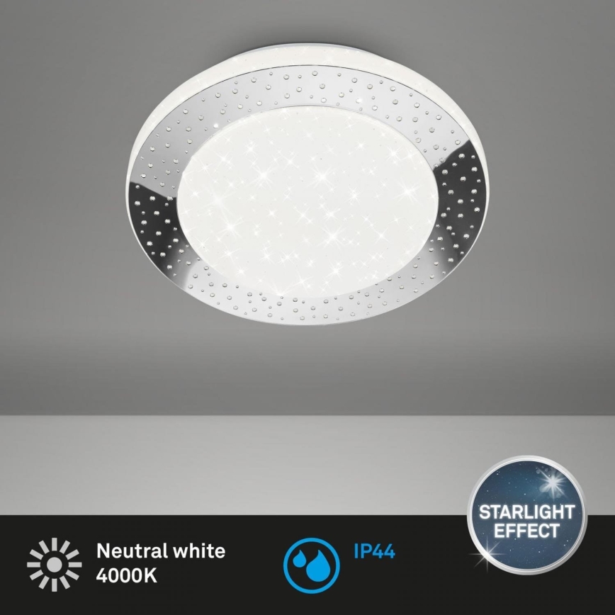 Briloner 3693-018 - Plafonnier salle de bain LED/15W/230V IP44 4000K